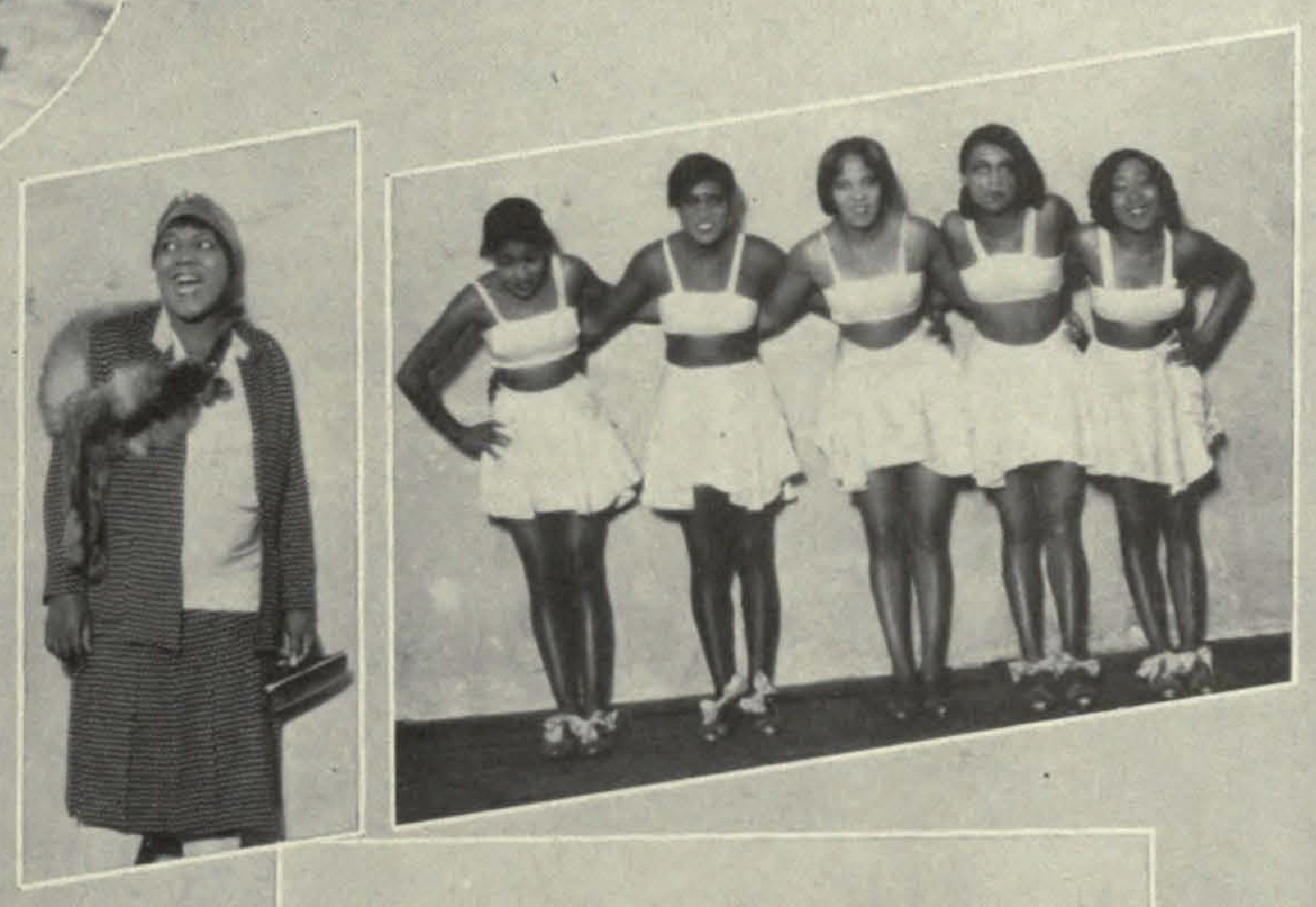 Photo of Bessie Smith and chorus girls